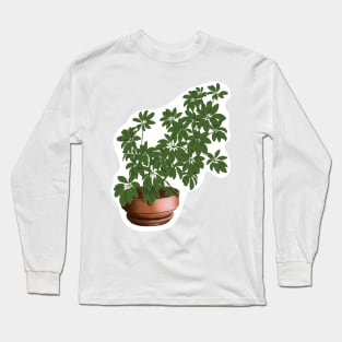 Schefflera Arboricola Long Sleeve T-Shirt